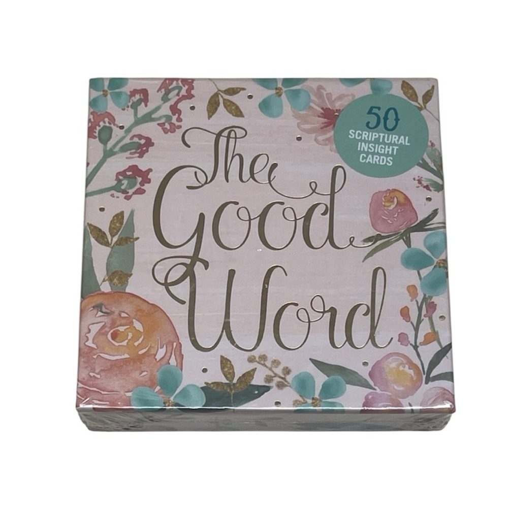 ❤️ 🆕 THE GOOD WORD Floral Scriptural Insight Cards